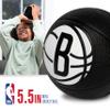 Franklin Sports NBA Brooklyn Nets Mini Foam Basketball - Kids 5.5" Inch Toy Basketball for Over The Door + Mini Indoor Hoops - NBA Fan Shop Soft Foam Indoor Kids Balls view 2