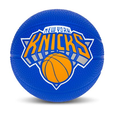 Franklin Sports NBA New York Knicks Mini Foam Basketball - Kids 5.5" Inch Toy Basketball for Over the Door + Mini Indoor Hoops - NBA Fan Shop Soft Foam Indoor Kids Balls