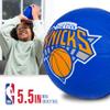Franklin Sports NBA New York Knicks Mini Foam Basketball - Kids 5.5" Inch Toy Basketball for Over the Door + Mini Indoor Hoops - NBA Fan Shop Soft Foam Indoor Kids Balls view 2