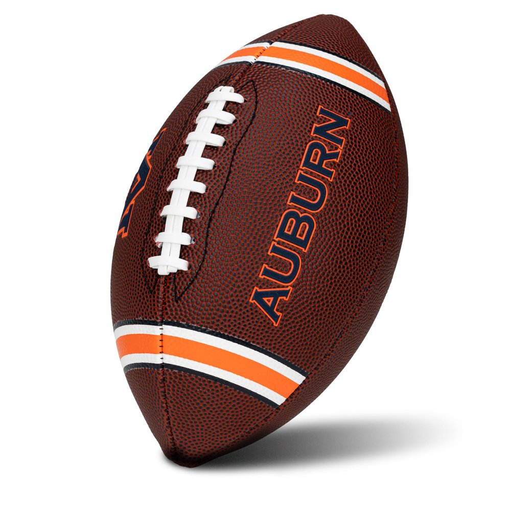 Franklin Sports Auburn Tigers Kids NCAA Youth Football - Official College Team Junior Footballs with Team Logos for Kids - Junior Size PVC Ball - Backyard + Tailgate Ball - 8.5"