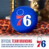 Franklin Sports NBA Philadelphia 76ers Mini Foam Basketball - Kids 5.5" Inch Toy Basketball for Over the Door + Mini Indoor Hoops - NBA Fan Shop Soft Foam Indoor Kids Balls view 4