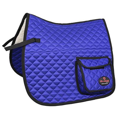 HILASON Western Horse Luxury Quilted Saddle Pads with Pockets | Pad