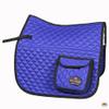 HILASON Western Horse Luxury Quilted Saddle Pads with Pockets | Pad view 2
