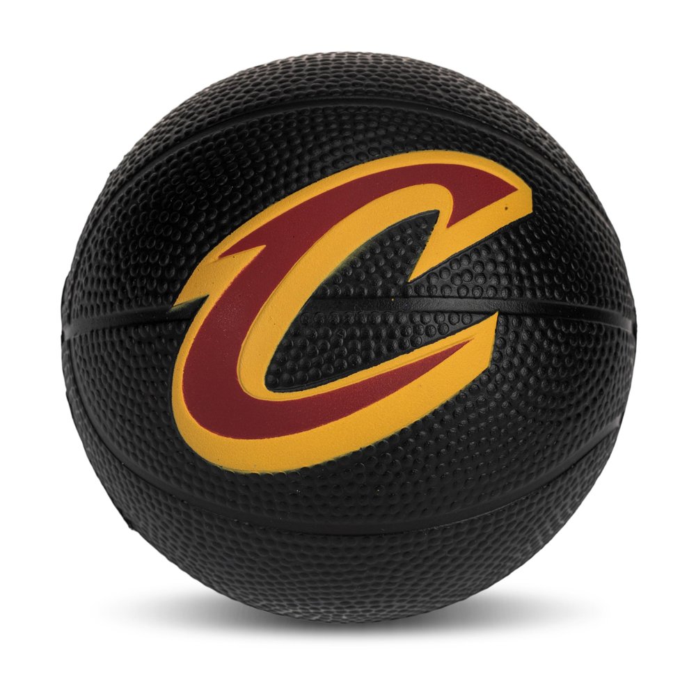 Franklin Sports NBA Cleveland Cavaliers Mini Foam Basketball - Kids 5.5" Inch Toy Basketball for Over The Door + Mini Indoor Hoops - NBA Fan Shop Soft Foam Indoor Kids Balls