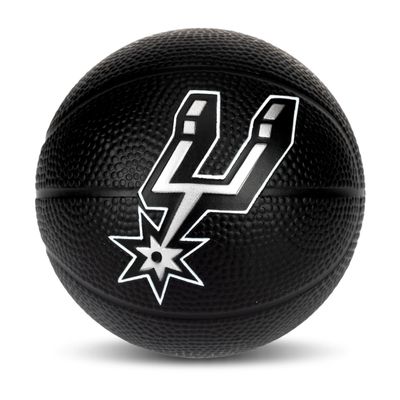 Franklin Sports NBA San Antonio Spurs Mini Foam Basketball - Kids 5.5" Inch Toy Basketball for Over the Door + Mini Indoor Hoops - NBA Fan Shop Soft Foam Indoor Kids Balls