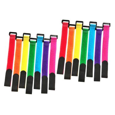 BESPORTBLE 40pcs Fishing Rod Tie Straps Reusable Portable Fixing Bands for Organizing Fishing Gear Lightweight and Rod Holders for Outdoor Use
