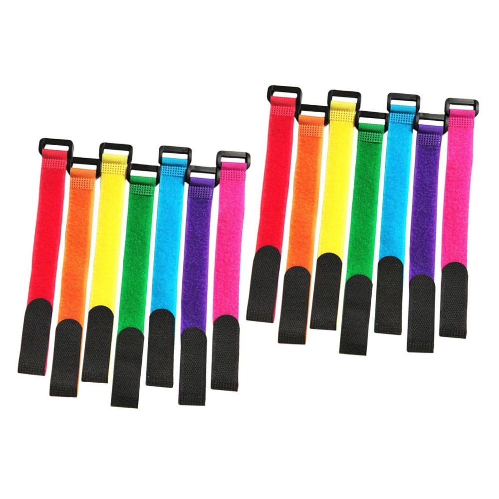 BESPORTBLE 40pcs Fishing Rod Tie Straps Reusable Portable Fixing Bands for Organizing Fishing Gear Lightweight and Rod Holders for Outdoor Use