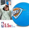 Franklin Sports NBA Oklahoma City Thunder Mini Foam Basketball - Kids 5.5" Inch Toy Basketball for Over the Door + Mini Indoor Hoops - NBA Fan Shop Soft Foam Indoor Kids Balls view 2