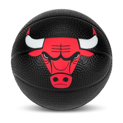 Franklin Sports NBA Chicago Bulls Mini Foam Basketball - Kids 5.5" Inch Toy Basketball for Over the Door + Mini Indoor Hoops - NBA Fan Shop Soft Foam Indoor Kids Balls