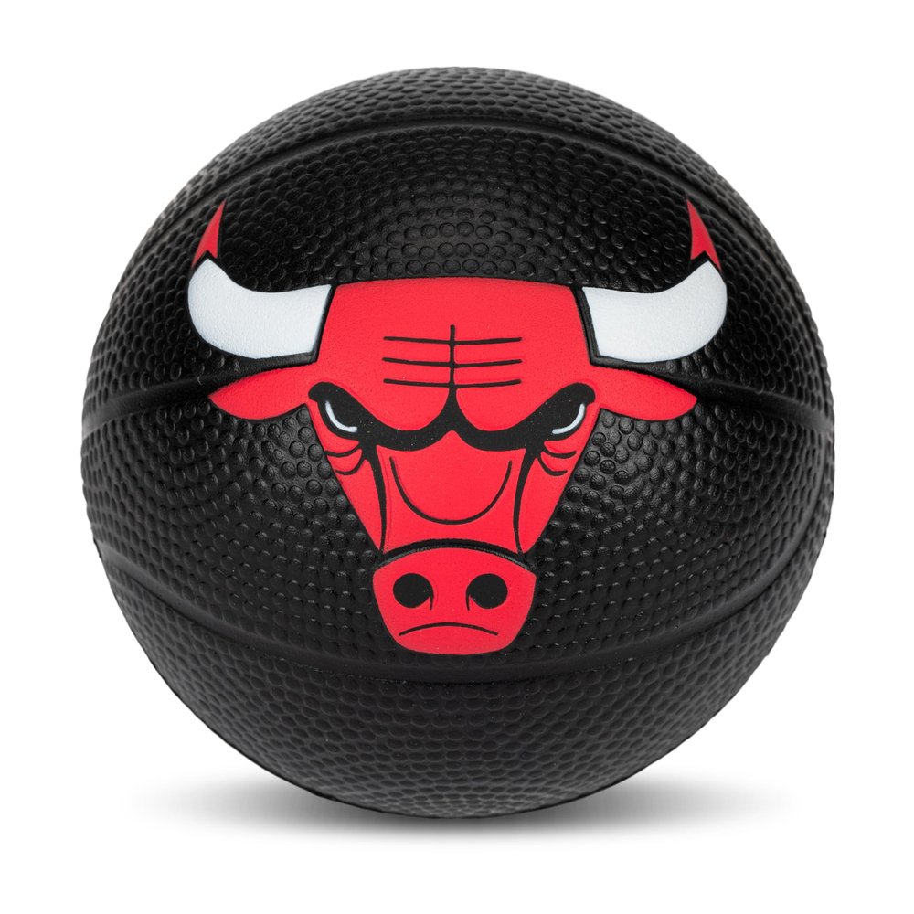 Franklin Sports NBA Chicago Bulls Mini Foam Basketball - Kids 5.5" Inch Toy Basketball for Over the Door + Mini Indoor Hoops - NBA Fan Shop Soft Foam Indoor Kids Balls