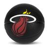 Franklin Sports NBA Miami Heat Mini Foam Basketball - Kids 5.5" Inch Toy Basketball for Over The Door + Mini Indoor Hoops - NBA Fan Shop Soft Foam Indoor Kids Balls view 1
