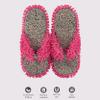 Snoozies Fuzzy Flip Flop Pedicure Slippers for Women Indoor, Washable Fluffy Thong Slippers, Comfortable Open Toe House Slippers Non-Skid Sole, Spa Gifts - Hot Pink - Small view 2