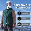 ROCKBROS Cold Weather Balaclava Ski Mask for Men Windproof Thermal Winter Scarf Mask Women Neck Warmer Hood for Cycling (White) view 2