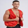 Jugaoge Mens Arabian Prince Vest Gold Trims Medieval Steampunk Gothic Waistcoat Fancy Dress Up Burgundy XX-Large view 2