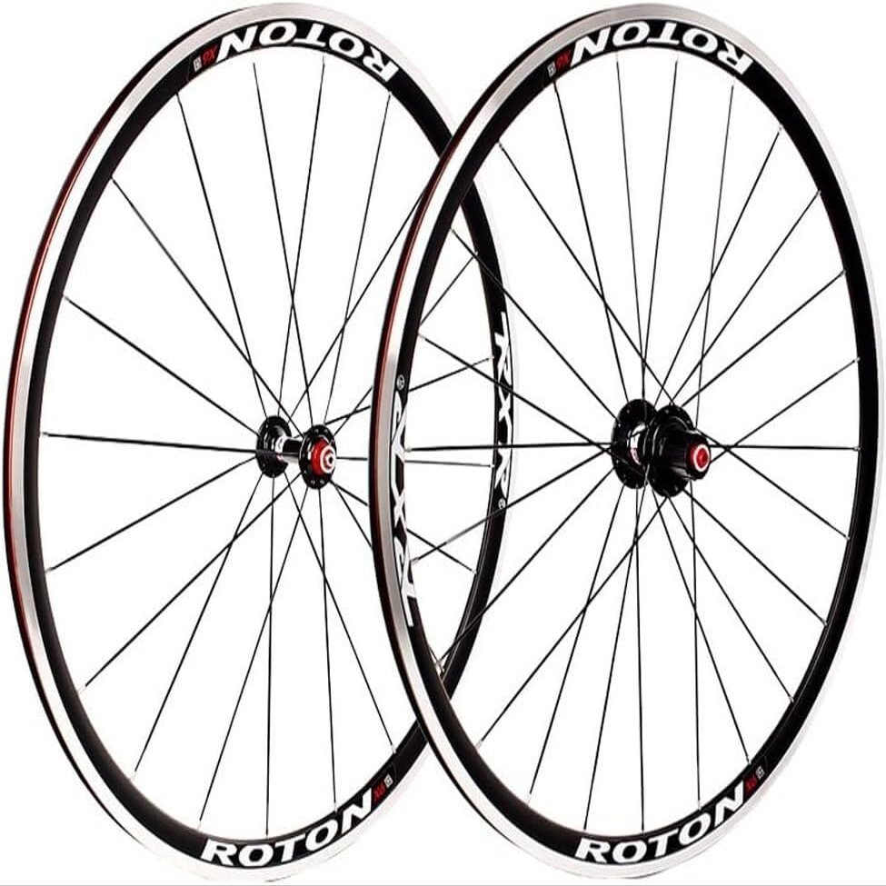 Road Bicycle Wheel Kit 700c Quick Release Wheel Flat Spokes 30mm V Brake Bicycle Rims 20/24 Hole Hub
