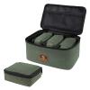 mewmewcat Fishing Tackle Bag with 4 Small Pouches Fishing Reel Lure Storage Bag Pouch Fishing Tackle Organizer Bag,Fish Lure Storage Bags view 1