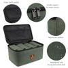 mewmewcat Fishing Tackle Bag with 4 Small Pouches Fishing Reel Lure Storage Bag Pouch Fishing Tackle Organizer Bag,Fish Lure Storage Bags view 3
