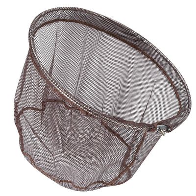 8mm Fishing Net Head, Fishing Landing Net Head, Three Layer Stainless Steel Net Wild Fishing 40cm for Fishing Tackle Shop Sea Fishing Fishing Enthusiasts