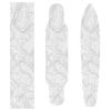 aportt Topographic Map White Grip Tape Black Lines Contour Geographic Skateboard Grip Tape 33x9 inch Non-Slip Sandpaper Tape, Grip Tapes for Skateboard Longboard Roller Board Stair Treads view 2