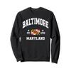 Baltimore Maryland MD Vintage State Athletic Women Men Sweatshirt view 1