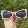 helena Oversized Cat Eye Rhinestone Sunglasses For Women Fashion Butterfly Sparkling Diamond Sexy Shades Sun Glasses (pink+tea) view 2