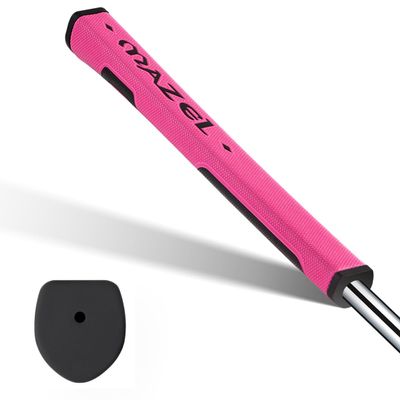 MAZEL Ultra-light Golf Putter Grip for Men - 2.0 Advanced Surface Texture Non-slip Golf Grip,Great Comfortable Feel and More Consistent Stroke (Pink)