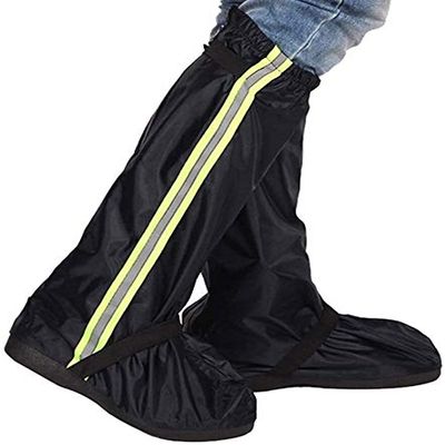 Silicone Waterproof Shoes Covers Cycling Shoe Covers MTB Bike Bicycle Shoes Cover Waterproof Reflective Windproof Bicycle Lock Overshoes Rain Snow Boot Protector Feet Gaiters Shoes Cover Gaiters ( Col