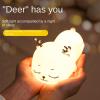 MiLLeL with Cute Deer Sleeping Lights, Soft Cute Bedroom Desktop Charging, and Student Bedside Sleeping Night Lights CuteDeerwithSleepingLamp view 2