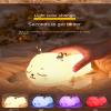 MiLLeL with Cute Deer Sleeping Lights, Soft Cute Bedroom Desktop Charging, and Student Bedside Sleeping Night Lights CuteDeerwithSleepingLamp view 4