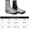 ZARUX Silicone Waterproof Shoes Covers Lesrly-Cycle Bicycle Shoe Covers, Waterproof Reflective Cycling Overshoes Windproof, Sputtering Proof Boot for Mens Women Outdoor Activities (Size : B(X-Large)) view 2