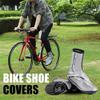 ZARUX Silicone Waterproof Shoes Covers Lesrly-Cycle Bicycle Shoe Covers, Waterproof Reflective Cycling Overshoes Windproof, Sputtering Proof Boot for Mens Women Outdoor Activities (Size : B(X-Large)) view 3