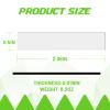 HIGHRAZON 60Pcs 0.5 x 2.36 inch Baseball Lineup Magnets, Strong Magnetic, Repeatable Coaching Board Magnets, Magnetic Name Lineup view 2