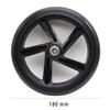 2PCS 180mm Adult Scooter Wheels with ABEC 9 Bearings for Razor and Adult Kick Scooters (Black) view 2