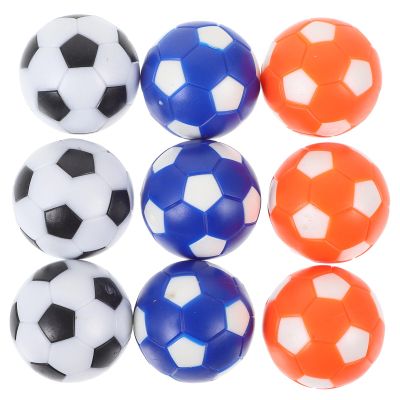 ibasenice Foosball Table Balls 9pcs 28mm Mini Footballs Break-Resistant Perfect for Parties