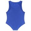 Linjinx Women's Glossy High Cut Bodysuit Sleeveless One-Piece Workout Fitness Gymnastics Leotard Blue A X-Large view 4