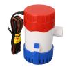 DC Water Pump, DC 12V Bilge Pump Mini Easy Clean SemiAutomatic Rust Proof Low Noise Impact Resistant for Garden (500GPH) view 3