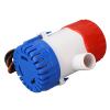 DC Water Pump, DC 12V Bilge Pump Mini Easy Clean SemiAutomatic Rust Proof Low Noise Impact Resistant for Garden (500GPH) view 4