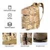 Lawaia Tactical Backpack Military Hunting Gym Hiking Rucking Backpack with Weights Survival Rucksack Tool Motorcycle Accessories Fishing Camping Range Bag 50L for Men (CP) view 3