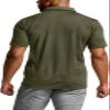 CQR Men's Polo Shirts, Tactical Short Sleeve Golf Performance Shirts, Lightweight Dry Fit UPF 50+ Pique, Frost Basic Army Green, XX-Large view 2