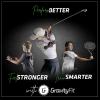 GRAVITYFIT Golf Swing Trainer | Trusted by PGA Coaches | Patented Design | Enhance Strength, Rotation & Posture (TPro Red - for Junior Golfers) view 3