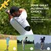 FINGER TEN All Weather Grip Golf Gloves Men Value 3 Pack for Right Handed Golfer, Comfort Soft Glove for Premium Performance, Colors White Black Blue Sizes S M L XL (Navy, X-Large, Left) view 4