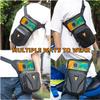 Drop Leg Bag Motorcycle Waist Thigh Pack Pouch Waterproof Cycling Thigh Tactical Leg Bag with Hard Shell Sensitive Touch Screen for Men, Waterproof Waist Motorcycle Leg Side Fanny Pack Bags (Style C) view 2