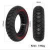 10 * 3/255 * 80(80/65-6) Off-road Tubeless Solid Tire for KUGOO M4 Pro/VSETT10+/Zero 10X/Kaabo Mantis 10 Electric Scooter Rubber Honeycomb Tyre Parts (red) view 2