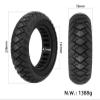 10 * 3/255 * 80(80/65-6) Off-road Tubeless Solid Tire for KUGOO M4 Pro/VSETT10+/Zero 10X/Kaabo Mantis 10 Electric Scooter Rubber Honeycomb Tyre Parts (Black) view 3