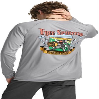 TSLA Men's Rashguard Swim Shirts, UPF 50+ Cool Running Workout Loose-Fit Long Sleeve, Hybrid Free Spirited, X-Small
