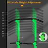 DlandHome Power Tower Dip Station Pull Up Bar for Home Gym Pull Up Bar Station Workout Equipment, Strength Training Fitness,Green view 2