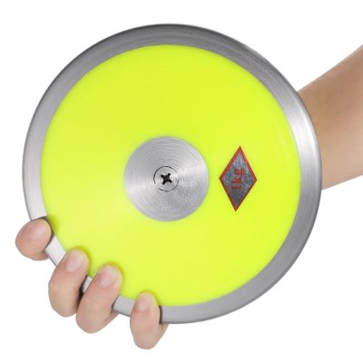 CDOKY 1 Kg Sports Discus, Nylon Discus with Steel Rim and Center, 2.2 Lbs Practice Discus, Training Disc for Men and Women, Outdoor Throwing Disc for Beginners and Professionals