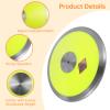 CDOKY 1 Kg Sports Discus, Nylon Discus with Steel Rim and Center, 2.2 Lbs Practice Discus, Training Disc for Men and Women, Outdoor Throwing Disc for Beginners and Professionals view 3