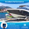 PIAOCAIYIN Boat Anchor Winch, 45 Lbs Marine Boat Electric Boat Winch, Trailer Winch, 12V Anchor Winch Up to 45 Lbs, Boat Anchor Winch w/Wireless Remote Control, 70ft/Min, White view 2