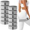 12 Pcs Fabric Resistance Bands for Working Out Booty Workout Stretch Exercise Bands Non Slip for Legs Squat Resistance Loop for Women Men Starter Butt Hip Thigh Fitness (Gray,Medium Resistance) view 1